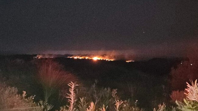 No homes are under threat. Picture: Woodburn RFS