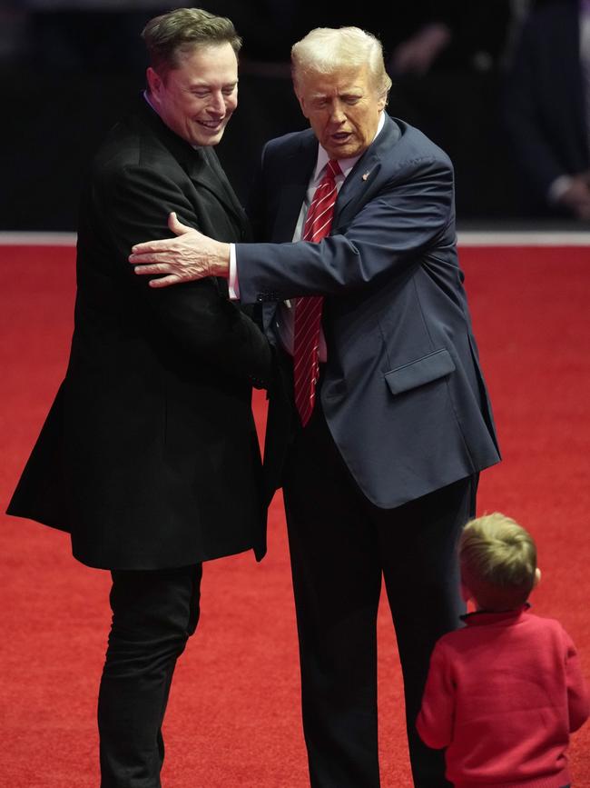 Elon Musk and President Donald Trump in Washington last month. Photo: AFP