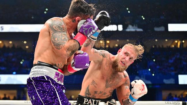 Paul now has a 10-1 boxing record. Photo: Julio Aguilar/Getty Images/AFP.