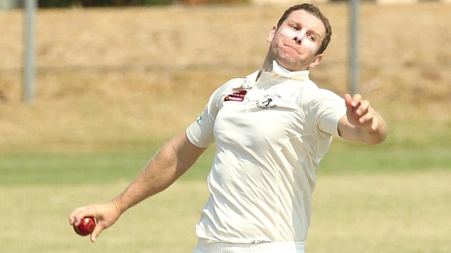 Strathmore captain John Bassi in action during the VTCA Senior grand final. Picture: Hamish Blair