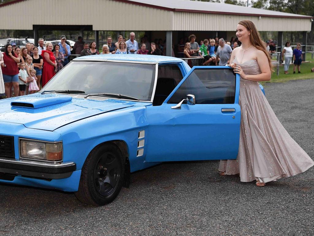 Burnett State High school formal car photos. Picture: Patrick Woods.