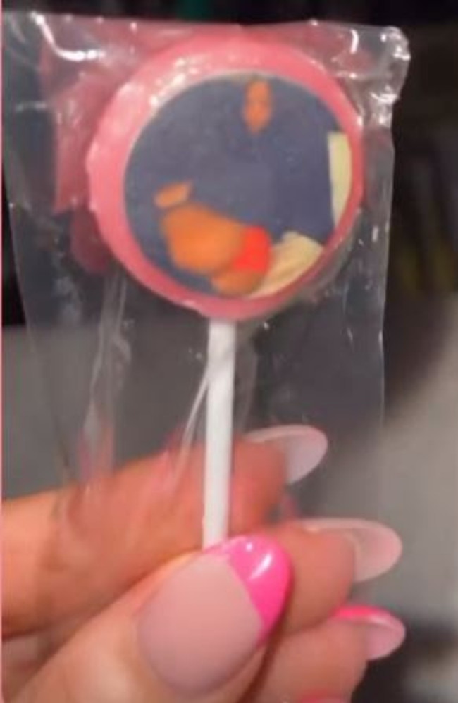 Multi-coloured lollipops for all.