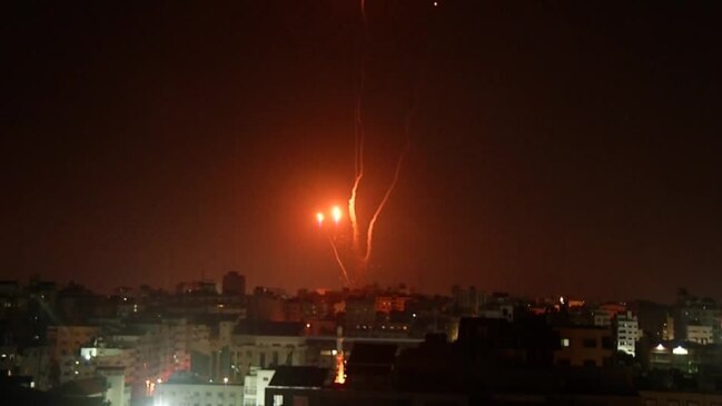 Rockets explode over Gaza, Israel as fighting intensifies | news.com.au ...