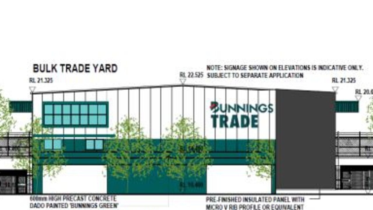 The plans for a hardware and trade supplies store on Eumundi Noosa Rd in Noosaville.