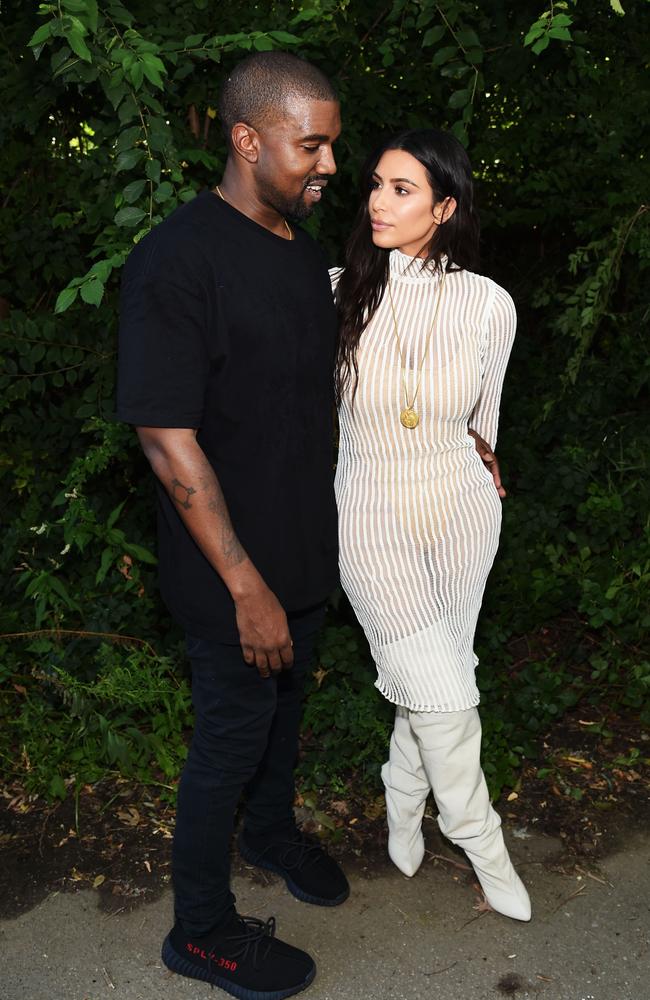 Kanye West and Kim Kardashian already have two children. Picture: Jamie McCarthy/Getty Images for Yeezy Season 4