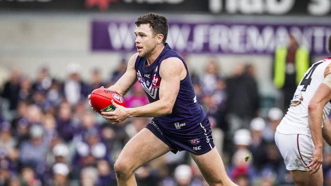 Hayden Ballantyne is on the block after he hardly touched it against the Roos. Picture: AAP