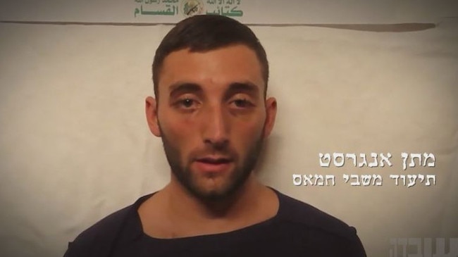 Hostage soldier Matan Angrest. Picture: X