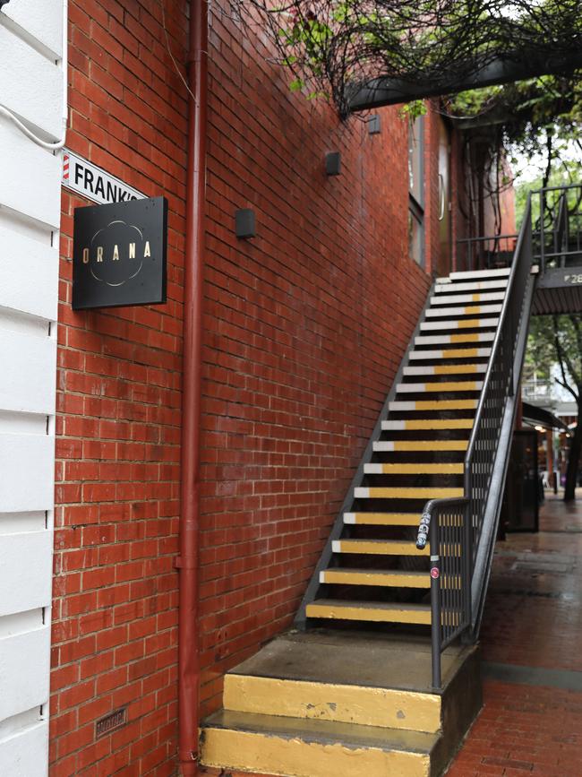 The entry to Restaurant Orana at 285 Rundle Street. Picture Dean Martin