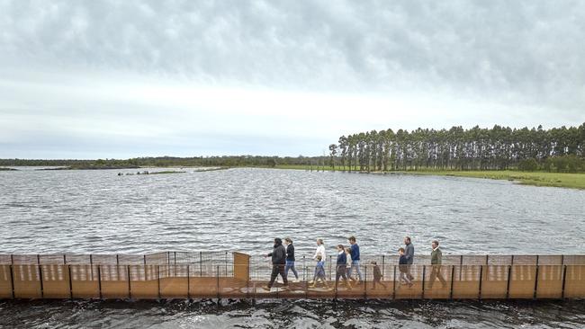 The Tae Rak Aquaculture Centre, Budj Bim Cultural Landscape, near Warrnambool.