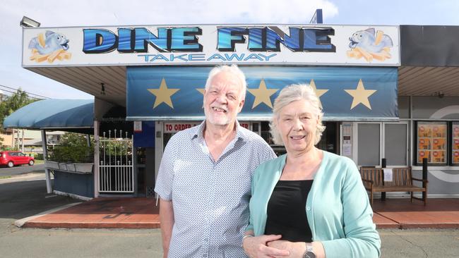 Hennie Silleman and Henderika Silleman at their Dine Fine restaurant in Palm Beach. Picture: Richard Gosling.