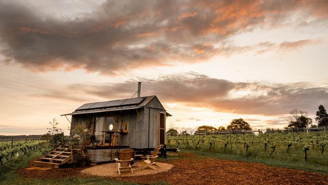 Stella the Stargazer, a tiny house doing the rounds in Victoria.