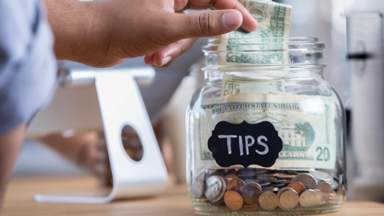 It's Australia … you don't have to tip everywhere you go.