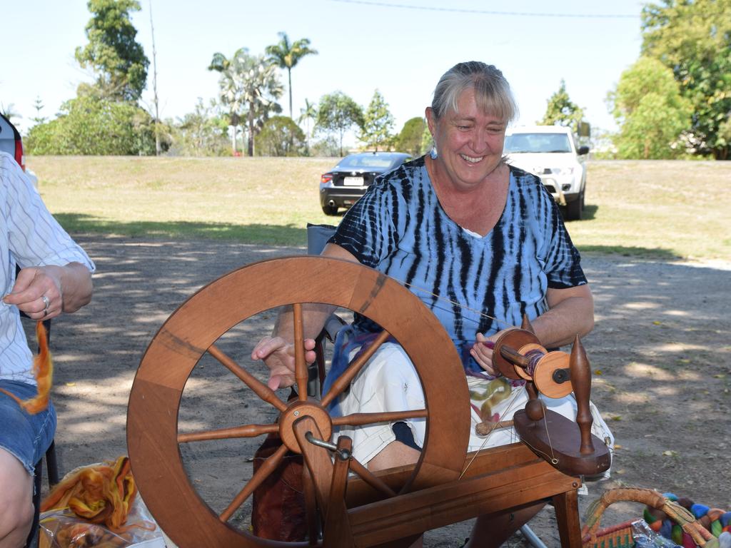 Cordell Steer is a member of the Valley Spinners and Craft group.