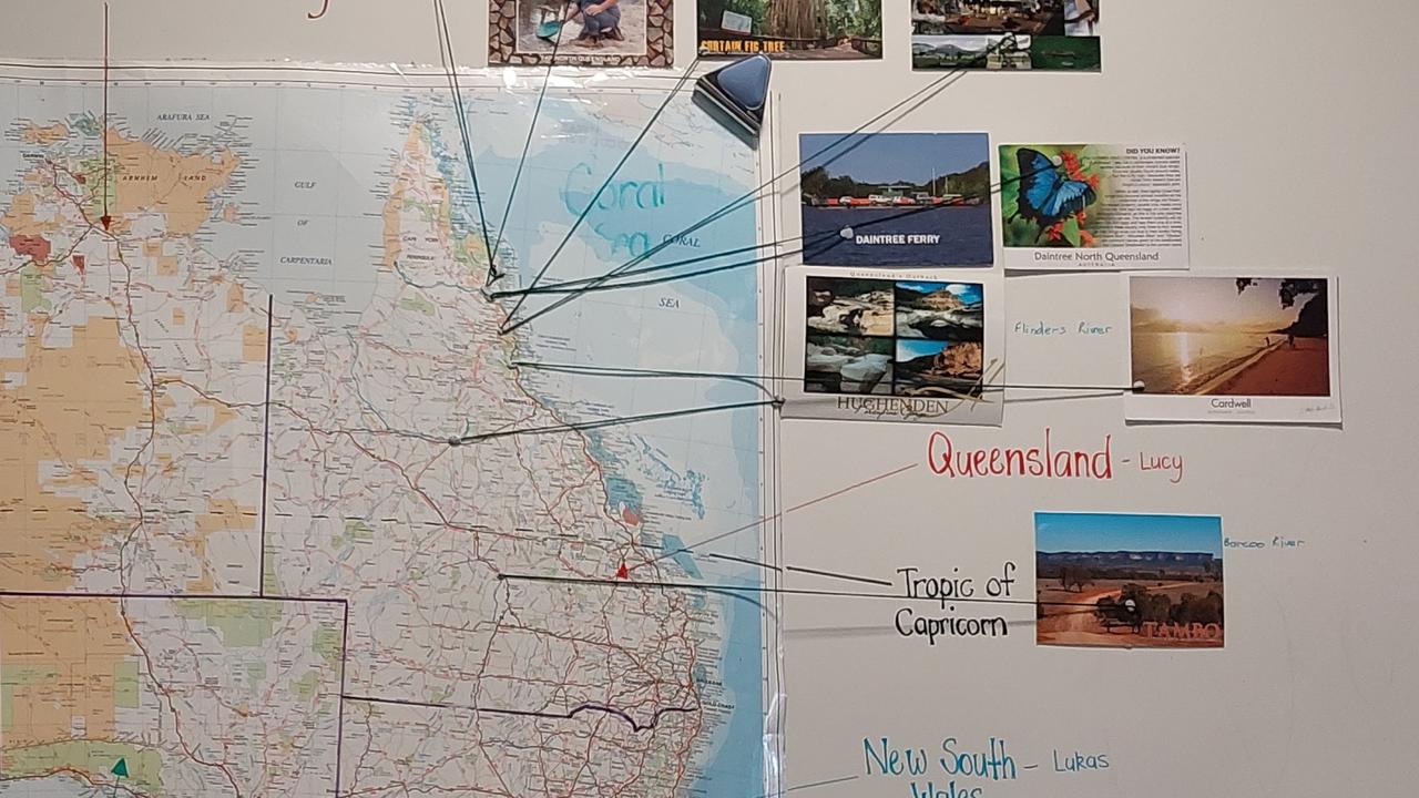 Rural Qld classroom inundated with postcards after viral social media post