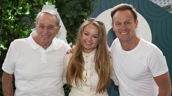 Three generations of Donovans – Terence, Jemma and Jason. Picture: Fiona Hamilton/AAP