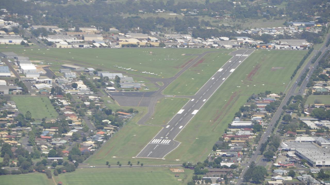 The Cirrus SR20 on approach to Toowoomba Aerodrome. Photo Andrew Backhouse / The Chronicle