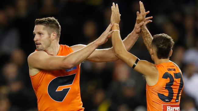 Jesse Hogan was influential against the Tigers. Picture: Michael Willson/AFL Photos via Getty Images