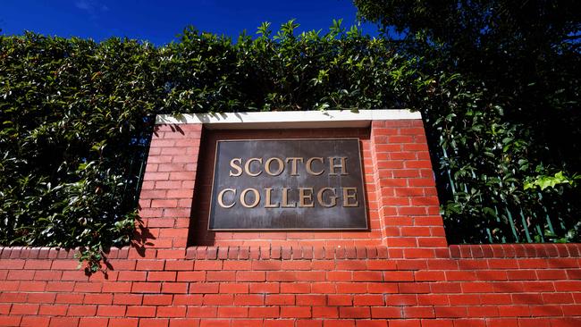 Since taking up the job at Scotch College in 2023, Dr Scott Marsh has angered some parents with controversial timetable changes. Picture: Tony Gough