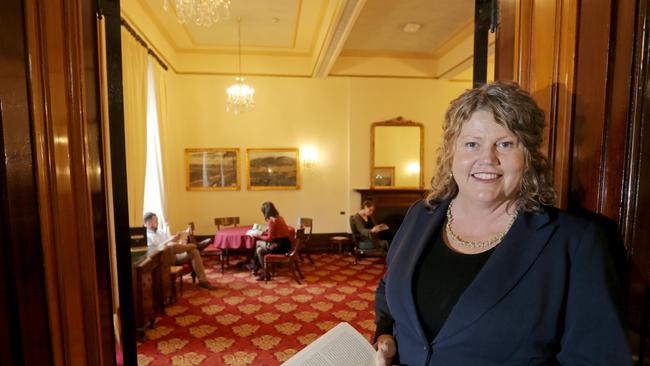 Hobart Lord Mayor Anna Reynolds is cautiously optimistic about the UTAS move. Picture: PATRICK GEE