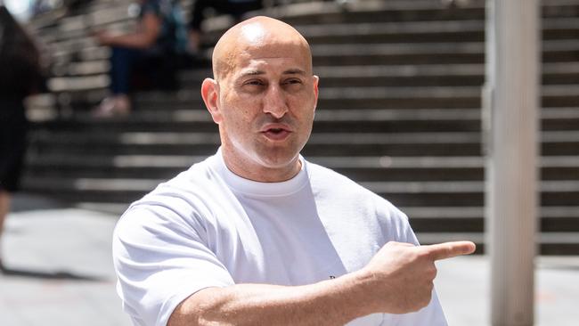 Tarek Zahed leaving the Downing Centre court in Sydney. Picture: NCA NewsWire / James Gourley