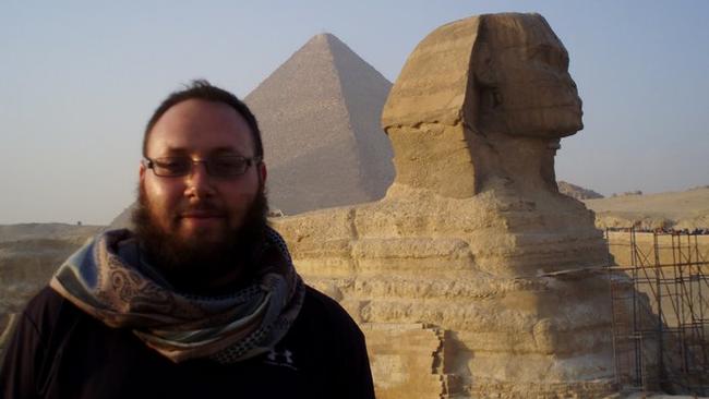 Steven Sotloff pictured in Egypt.