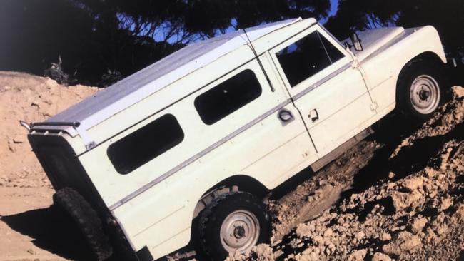 Herwarth Godau’s Land Rover was sold before it could be checked by police forensic experts.