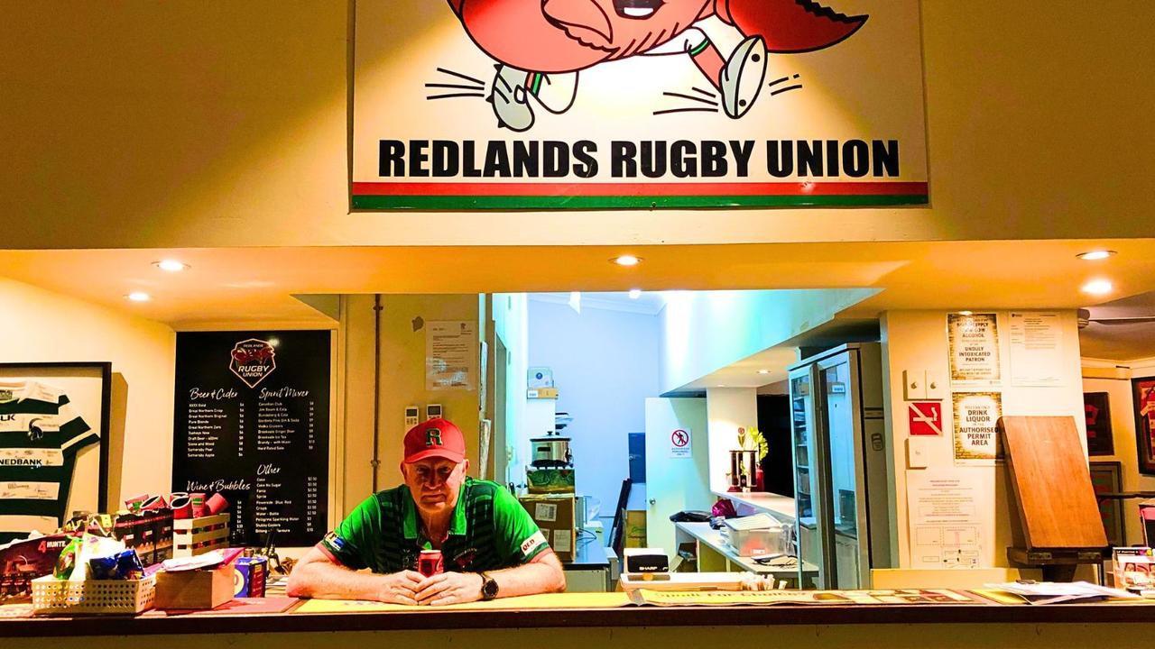 Redlands ‘Muddies’ Rugby Union Club president Michael King said his club has been kicked out of its Birkdale premises for two years while Redland council spends $34 million to clean up toxic waste under its playing fields. Picture: Judith Kerr