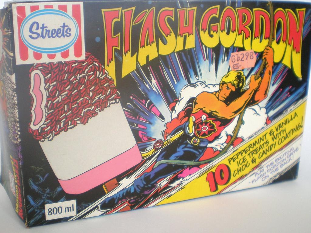 Flash Gordon ice blocks from the late '70s. Picture: toltoys.com