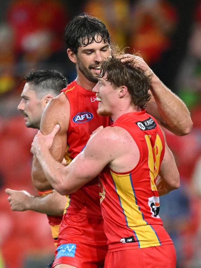 Matt Rowell is at it agian. (Photo by Matt Roberts/AFL Photos/via Getty Images )