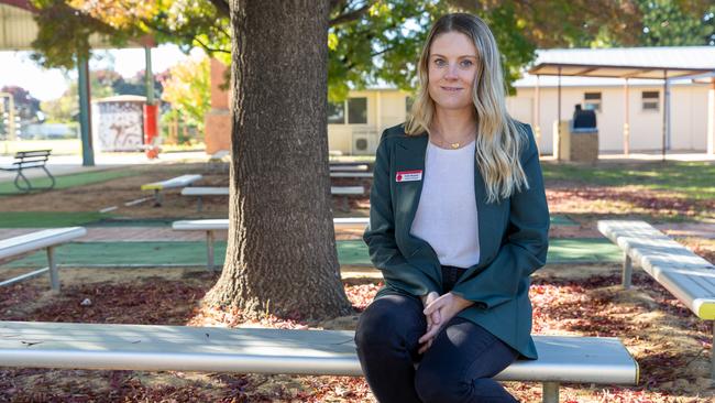 Kate Murphy, Assistant Principal at the Hay School of the Air. Picture: Andrew McLean