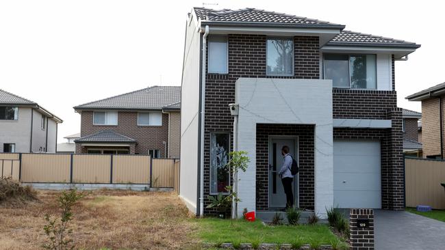 SYDNEY, AUSTRALIA - NewsWire Photos APRIL 15, 2021: 129 Ardennes Road in Edmondson Park. There are a few of these "Half Houses" built in this area.Picture: NCA NewsWire / Damian Shaw