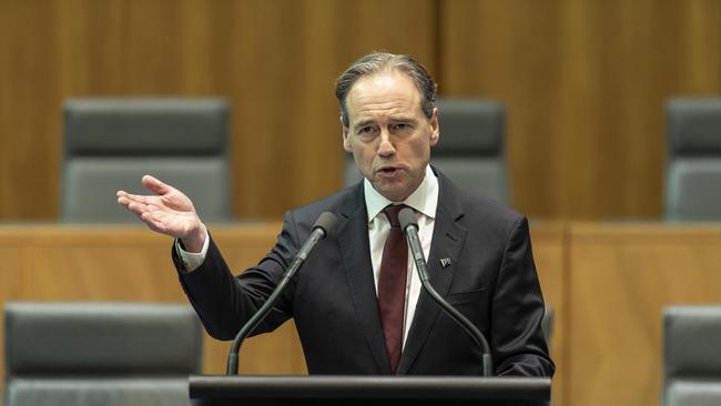 Federal Health Minister Greg Hunt. Picture Gary Ramage