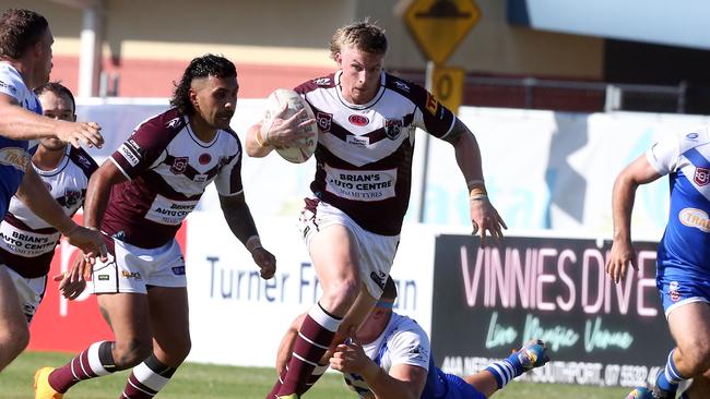 Action Shots of the Burleigh Bears and Tugun Seahawks at 3pm Pizzey Park. Conor Carey. 3 April 2022 Miami Picture by Richard Gosling