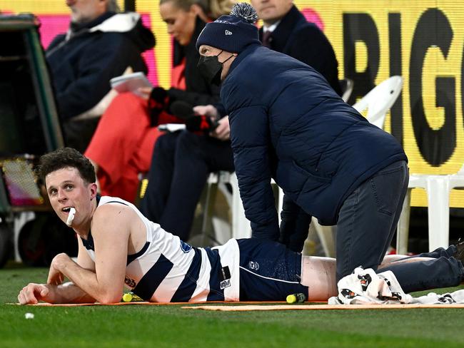 The game changed when Max Holmes went off. Picture: Quinn Rooney/Getty Images