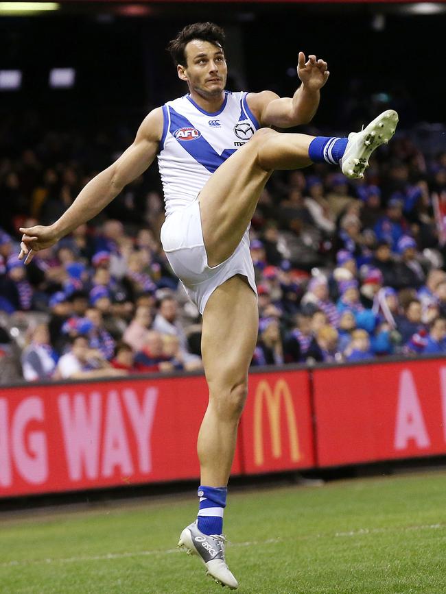 Robbie Tarrant had the best kick-in rating in the competition in 2018. Picture: Michael Klein