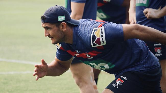 Newcastle Knights development player Mat Croker is hoping to make a mark in the NRL this season.