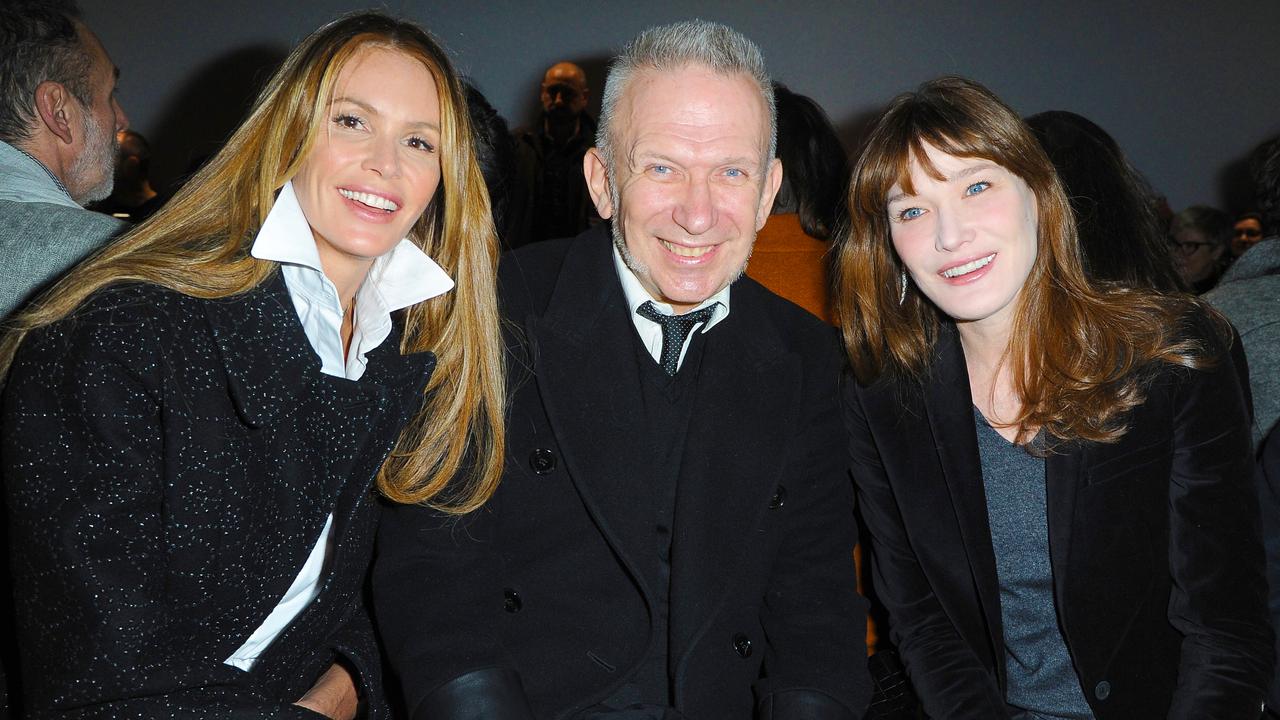 Having secured her spot among fashion royalty, Elle has continued to be a loyal attendant at shows around the world. Here, she watches the Schiaparelli show with Jean Paul Gaultier and Carla Bruni-Sarkozy in Paris. Picture: Pascal Le Segretain/Getty Images