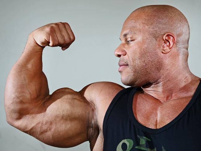 Phil heath biceps online size