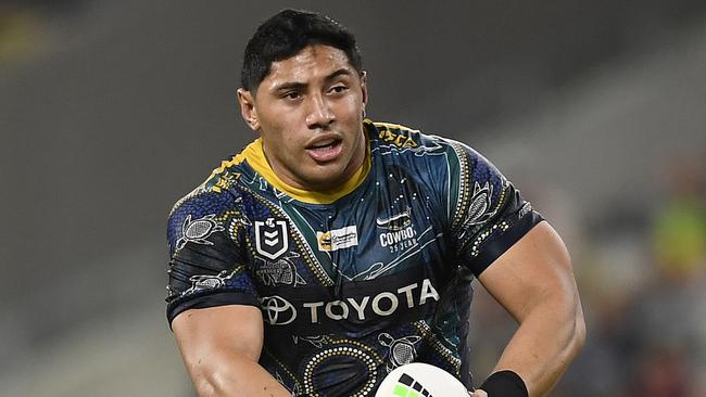 Jason Taumalolo moved to Queensland when he was 13 and played junior reps for the state. Picture: Ian Hitchcock/Getty Images