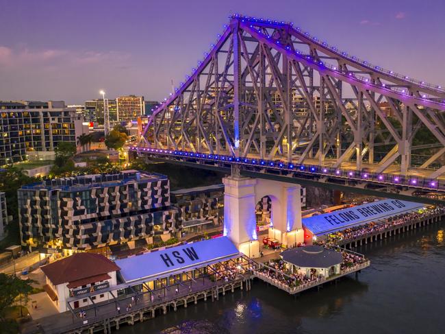 Howard Smith Wharves, Brisbane, Queensland. Picture: Brisbane Tourism