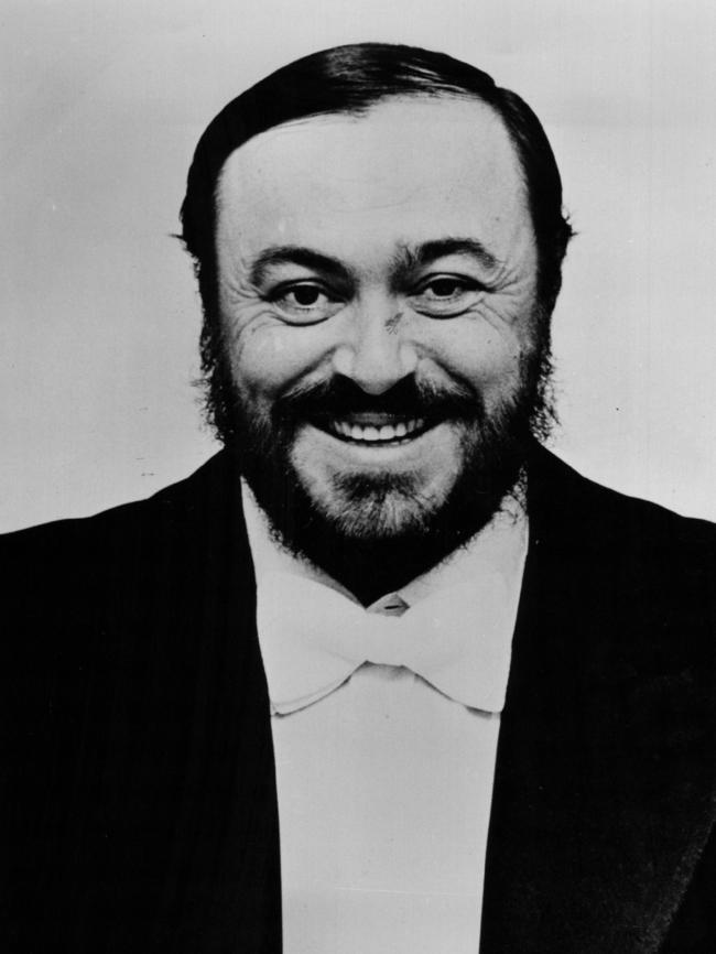 Luciano Pavarotti.