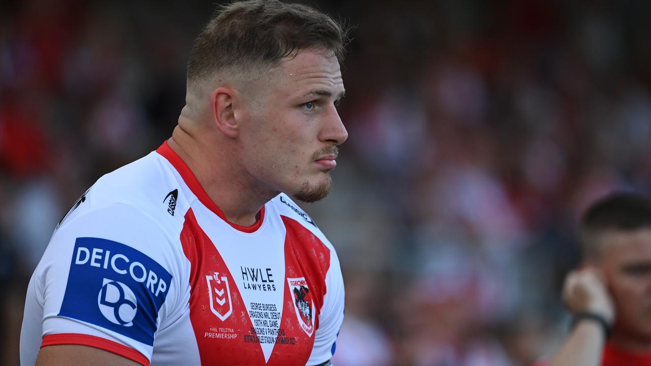 St George Illawarra's George Burgess is facing a charge of sexual touching without consent.