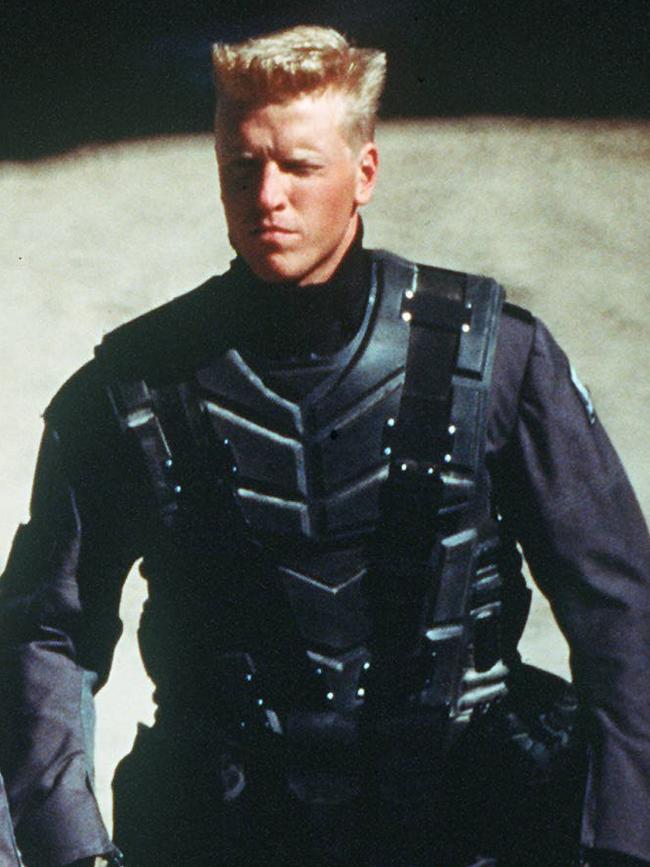 You might remember Jake Busey from Starship Troopers in 1997.