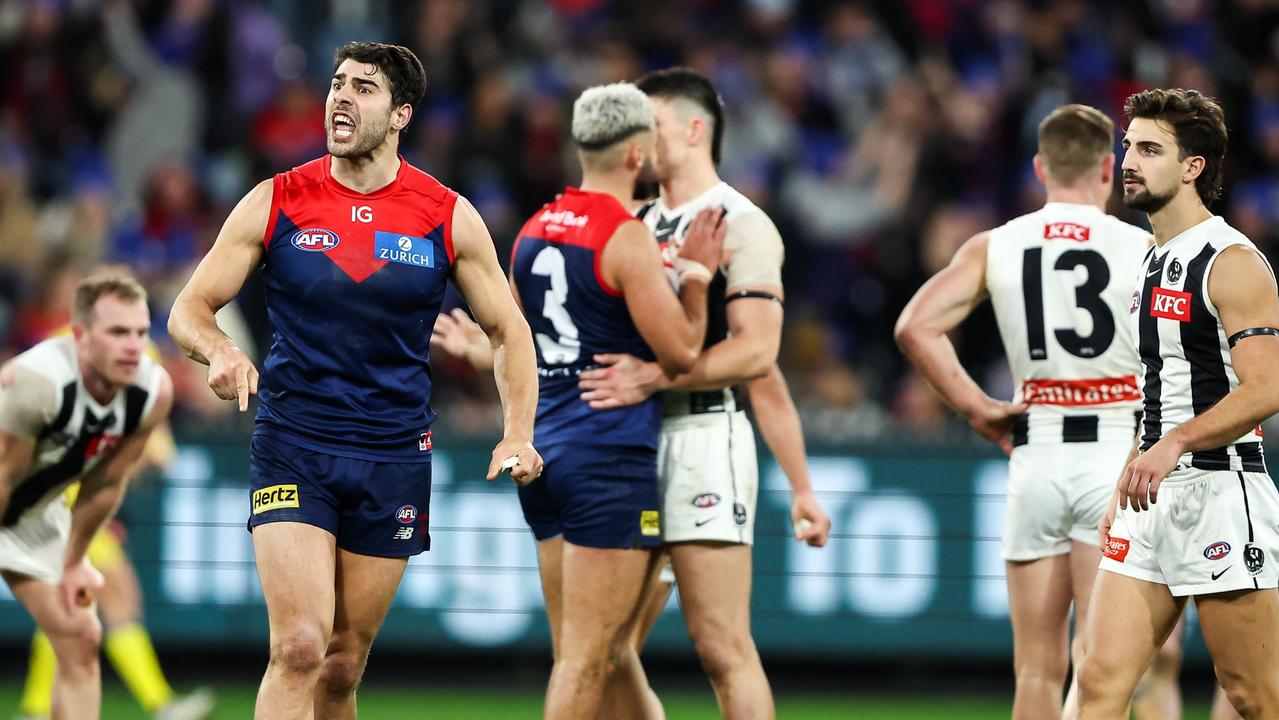 The Dees and Pies are set to kick off the finals series. (Photo by Dylan Burns/AFL Photos via Getty Images)