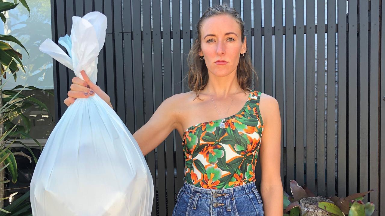 English backpacker Natalie Keura's day at Double Island highlighted the concerning amount of rubbish on our beaches.