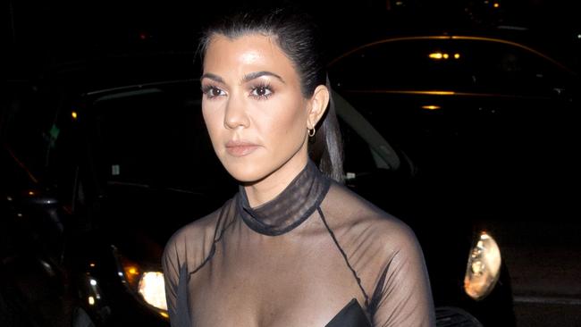 ELLE FEATURE:  Kourtney Kardashian suffers a wardrobe malfunction when her Dress slipped down and she showed her 'Heart Shaped Pasties' as her and her sister Kendall Jenner were seen at 'Craigs' Restaurant in West Hollywood, CA. 19 Feb 2018 Pictured: Kendall Jenner, Kourtney Kardashian. Photo credit: MEGA TheMegaAgency.com +1 888 505 6342 (Mega Agency TagID: null) [Photo via Mega Agency]  Picture: Mega