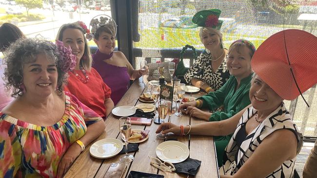 Ladies enjoying a Melbourne Cup event at The Prince of Merewether, 2022. Pic: Amy Ziniak