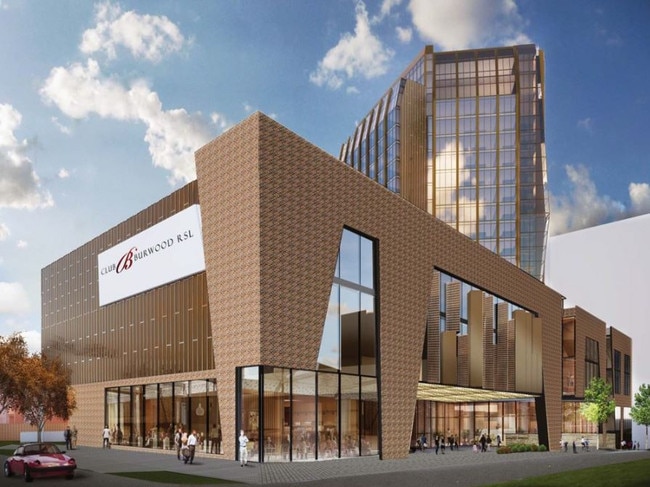 Artist’s impression of the planned Burwood RSL