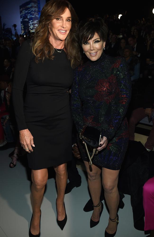 Caitlyn Jenner and Kris Jenner, pictured at the 2015 Victoria's Secret Fashion Show where they sat front row to watch Kendall. Picture: Getty Images for Victoria's Secret