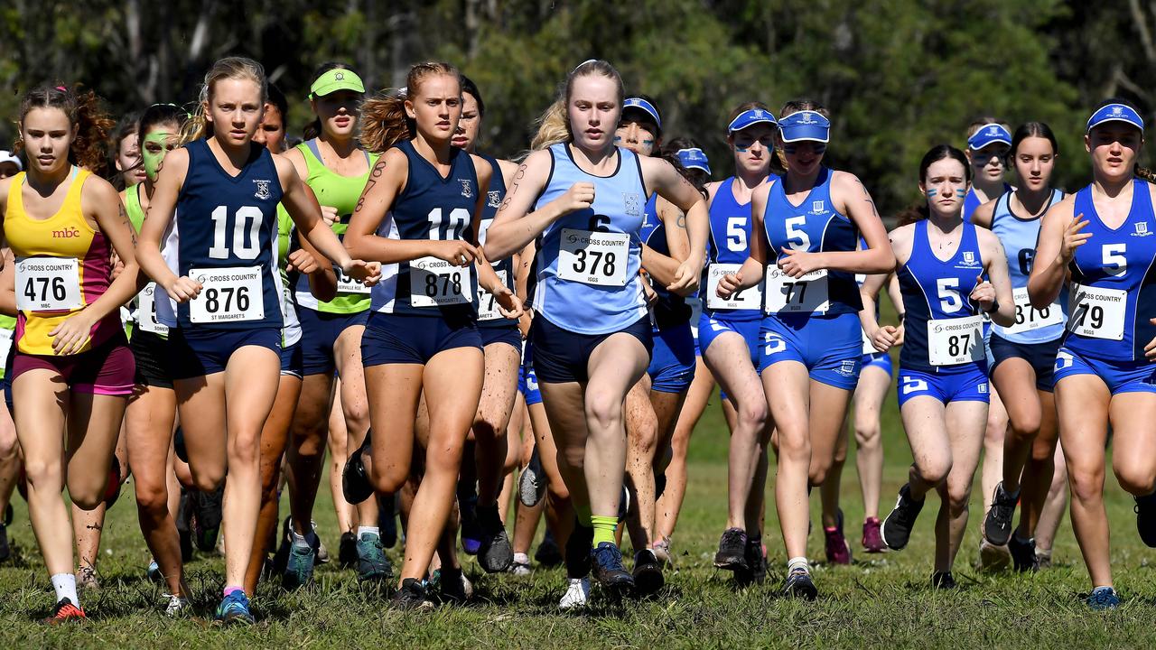 Annual QGSSSA private schoolgirl cross country championship at Rivermount College in Yatala. Saturday May 15, 2021. Picture, John Gass